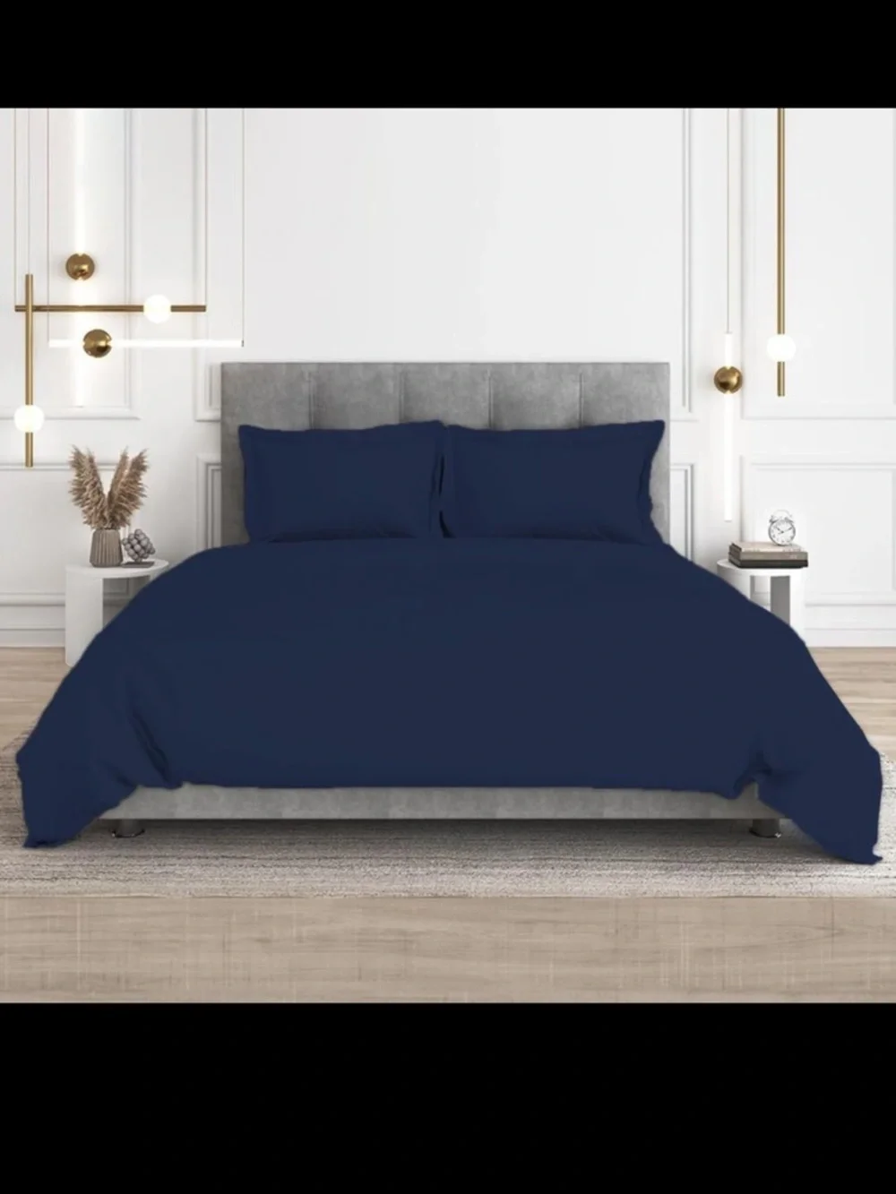 Classic Navy Duvet Cover Egyptian